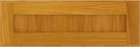 Flat  Panel  Ogee  Cypress  Drawer Front